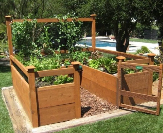 DIY raised bed garden