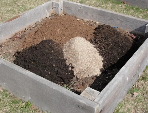 raised bed soil mix