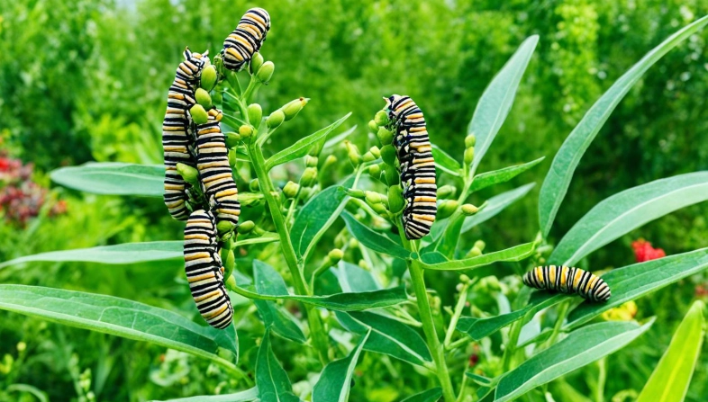 raising monarch caterpillars