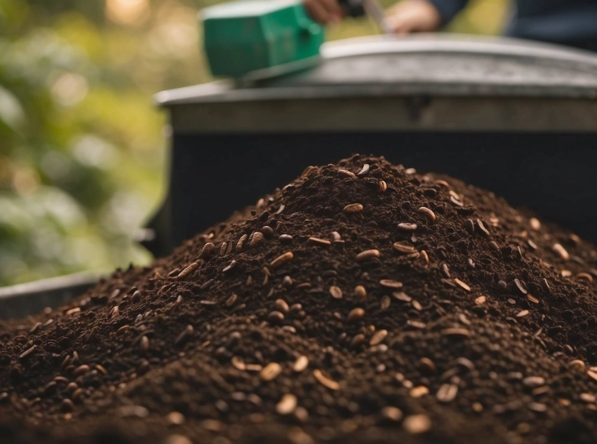 coffee grounds compost