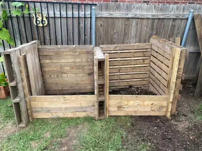 pallet compost bin pallet compost bin