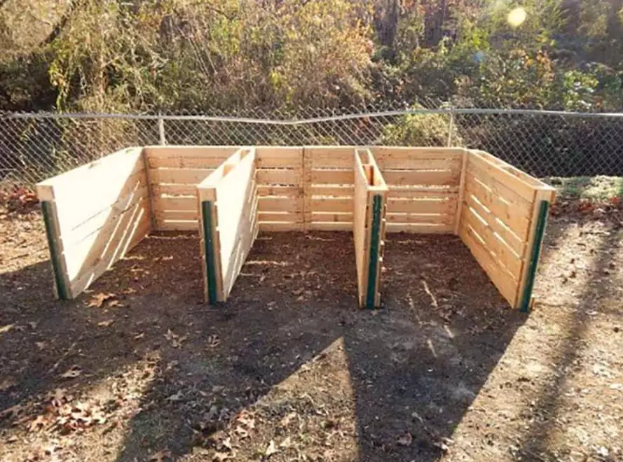 wood pallet compost bin wood pallet compost bin