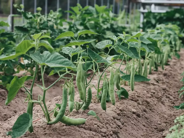 growing green beans growing green beans