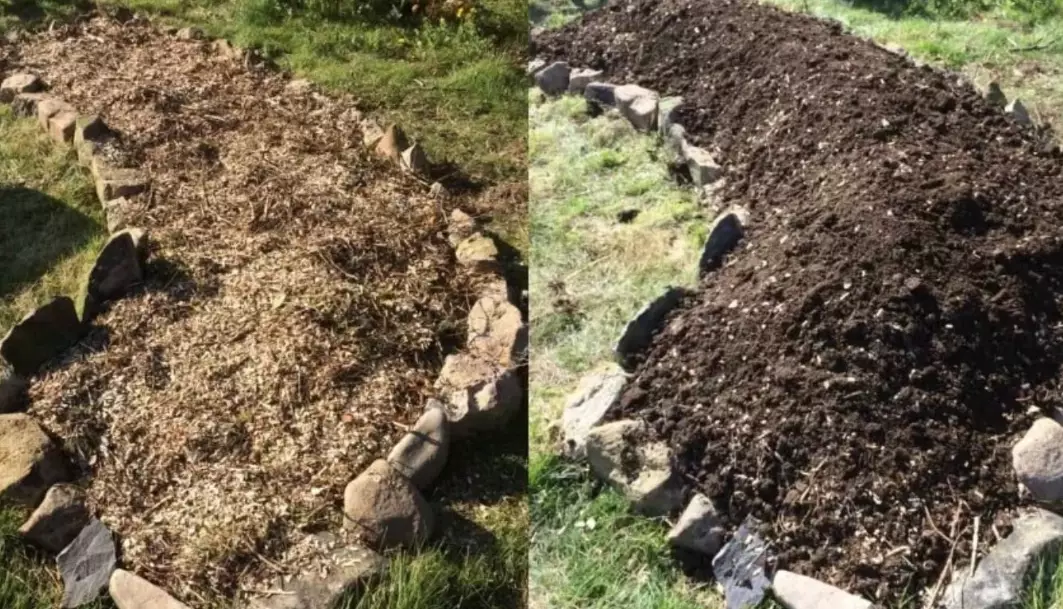 hugelkultur garden beds