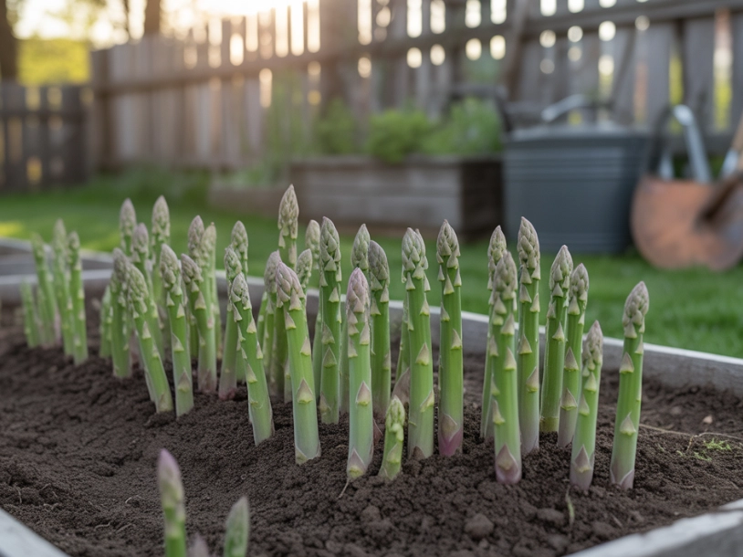 growing asparagus
